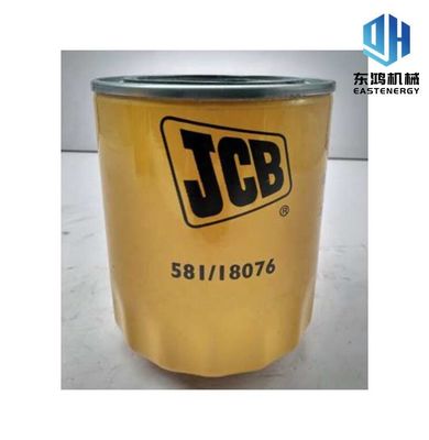 승인되는 Jcb 엔진 굴착기 기름 여과기 황색 581/18076 TS16949