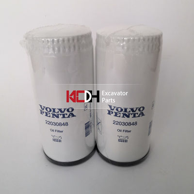 볼보에 적용가능한 굴삭기 엔진 파트 오일 여과기 엘리멘트 22030848
